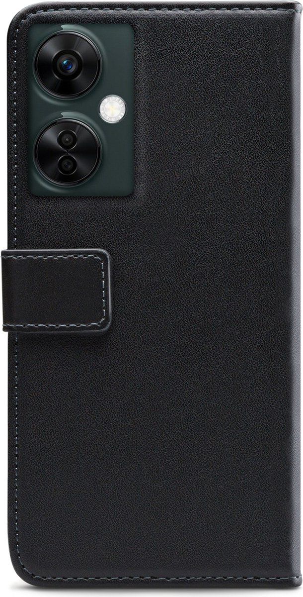 Mobilize Telefoonhoesje geschikt voor OnePlus Nord CE 3 Lite 5G Hoesje | Mobilize Classic Gelly Wallet Bookcase Portemonnee | Pasjeshouder voor 2 Pasjes | Telefoonhoesje voor Pinpas / OV Kaart / Rijbewijs - Zwart