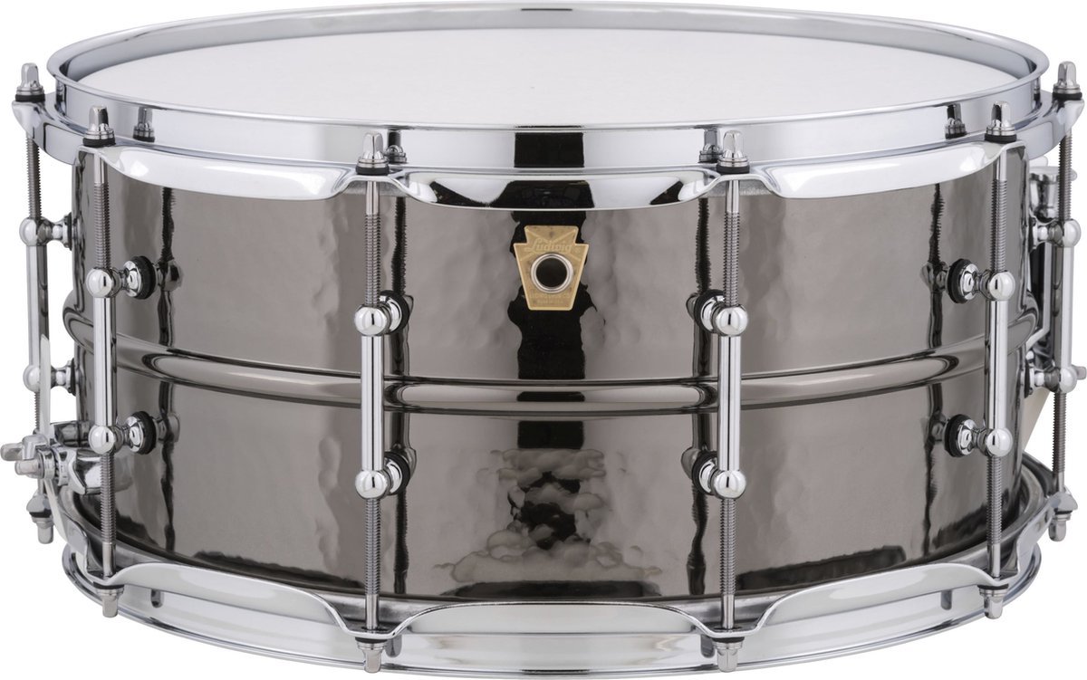 Ludwig LB417KT Black Beauty Hammered messing snaredrum