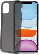 celly tpu back cover geschikt voor Apple iphone 11 zwart transparant