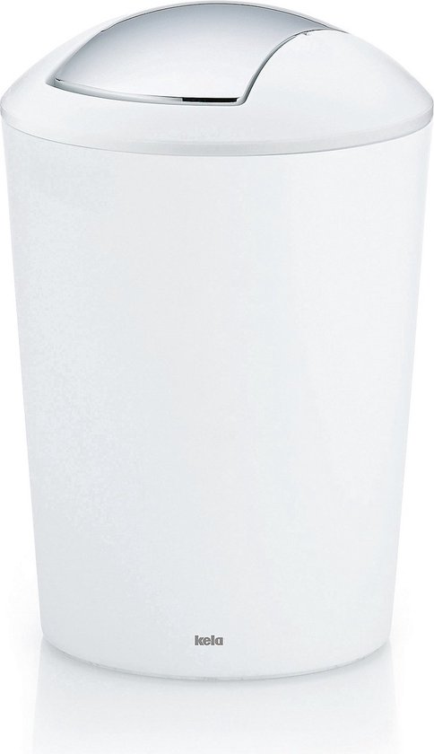 Marta Afvalemmer Swing - 5 l - Wit - Kela