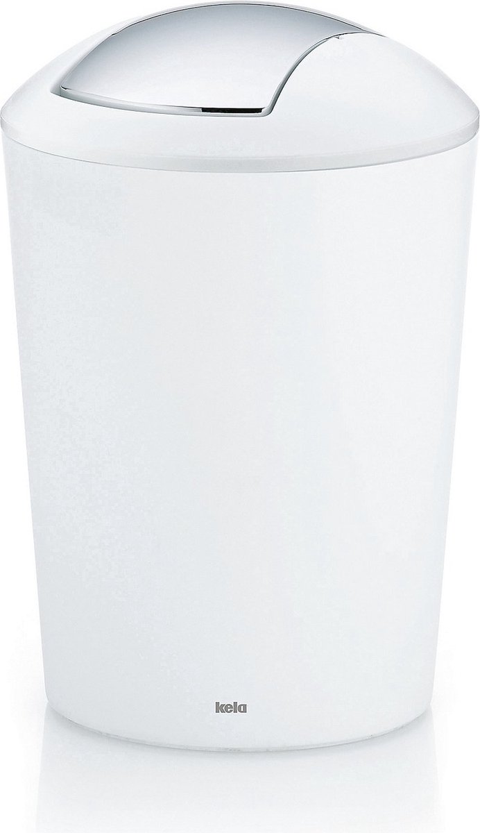 Goedkoopste Marta Afvalemmer Swing - 5 l - Wit - Kela