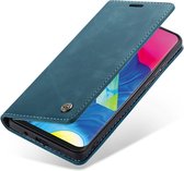 CaseMe Book Case - Geschikt voor Samsung Galaxy A10 Hoesje - Blauw