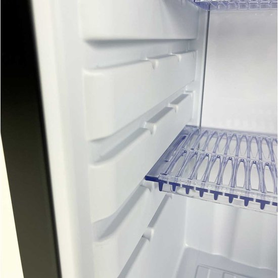 HCB® - Professionele Horeca Minibar koeling - 40 liter - 230V - Mini Koelkast - Kleine drankenkoelkast - Flessenkoelkast - Bier koelkast - tafelmodel - 43x40x56.5 cm (DxBxH) - 13 kg - Frigo - 1425 van hcb — afbeelding 4