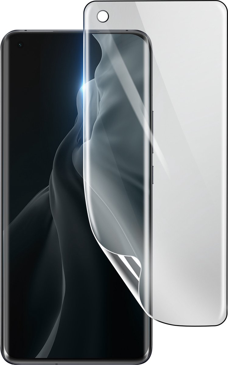 3mk, Geschikt voor Xiaomi Mi 11, Schokbestendige Hydrogel Screenprotector, Transparant