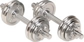 "No. 014 Halters Grijs One Size - Verstelbare Dumbbells voor Thuis - Sunny Health and Fitness" dumbbell set