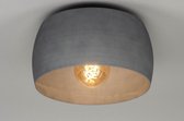 Lumidora Plafondlamp 73033 - Plafonniere - ZWEEDS - E27 - Grijs - Betongrijs - Aluminium - ⌀ 32 cm