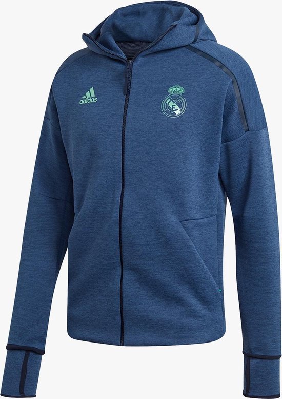 adidas Real Madrid EU ZNE Vest 2019-2020 Heren - Blauw - Maat M | bol.com