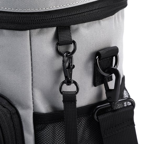 Brisby 4 Laags Geïsoleerde Koeltas - Lunchtas 15 liter - Zwart Grijs van Brisby — afbeelding 2
