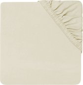Jollein - Baby Hoeslaken Ledikant Jersey (Ivory) - Katoen - 60x120cm
