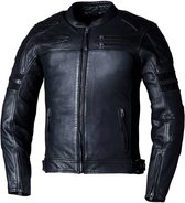 RST Iom Tt Hillberry 2 Ce Mens Leather Jacket Black 50 - Maat - Jas