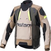 Alpinestars Halo Drystar Jacket Dark Khaki Sand Yellow Fluo 3XL - Maat - Jas