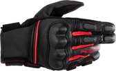 Alpinestars Phenom Leather Gloves Black Bright Red L - Maat L - Handschoen