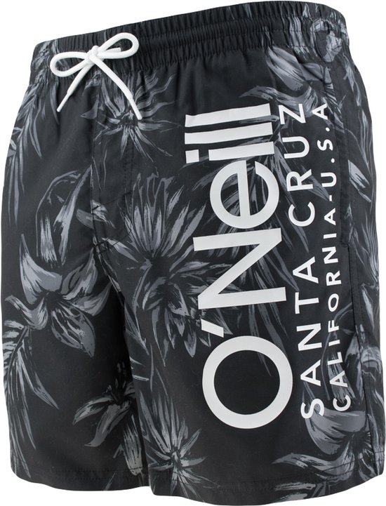 O'Neill cali floral zwemshort logo zwart - S