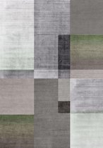 Vloerkleed Vivace Timelapse - Grijs/ Groen - Tapijt - 230x160 cm - (29927)