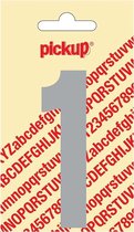 Pickup plakcijfer Nobel Lichtgrijs - 90 mm 1