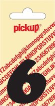 Pickup plakcijfer CooperBlack 40 mm - zwart 6