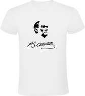 Ataturk Heren t-shirt | Turkije  | Istanbul |  Wit