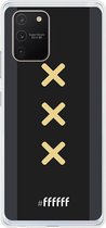 6F hoesje - geschikt voor Samsung Galaxy S10 Lite -  Transparant TPU Case - Ajax Europees Uitshirt 2020-2021 #ffffff