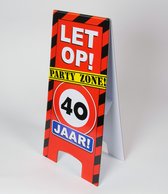 Paperdreams - Warning sign - 40 Jaar