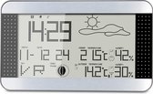 Station météo Alecto WS-1700 - Station météo avec grand écran - Mesurer la température intérieure et extérieure