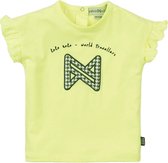 Koko Noko meisjes t-shirt Word Traveller Neon Yellow