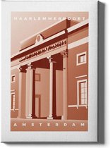 Walljar - Haarlemmerpoort - Muurdecoratie - Poster met lijst