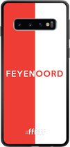 6F hoesje - geschikt voor Samsung Galaxy S10 -  TPU Case - Feyenoord - met opdruk #ffffff