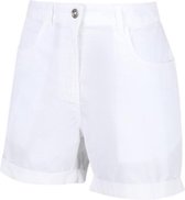 Regatta Outdoorshort Pemme Dames Katoen Wit Maat 42