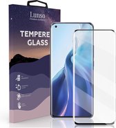 Lunso - Gehard Beschermglas - Full Cover Tempered Glass - Xiaomi Mi 11 - Black Edge