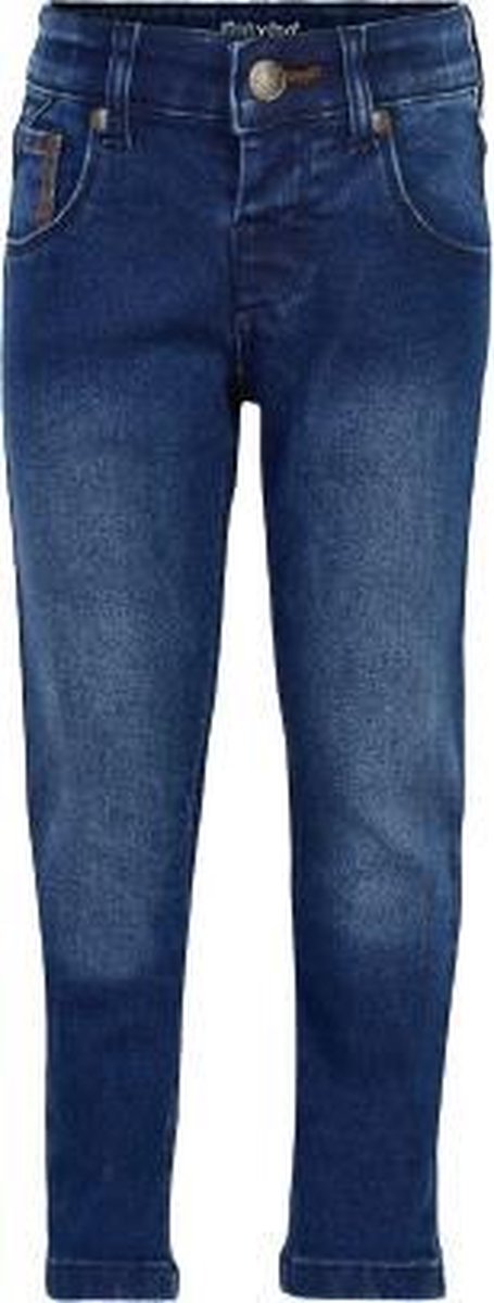 Minymo Jeans Slim Fit Meisjes Katoen Donkerblauw Maat 80
