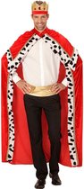 Widmann - Koning Prins & Adel Kostuum - Koning Midas - Man - Rood - Medium / Large - Carnavalskleding - Verkleedkleding