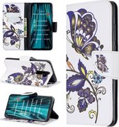 Voor Xiaomi Redmi Note 8 Pro Gekleurde Tekening Horizontale Flip Leren Case met Houder & Kaartsleuven & Portemonnee (fles Panda)