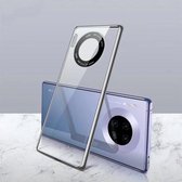 Voor Huawei Mate 30 Electroplated PC Glass beschermhoes (zilver)