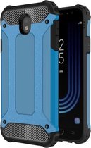 Voor Galaxy J7 Magic Armor TPU + pc-combinatie (blauw)
