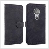 Voor Sony Xperia L3 Pressed Printing Pattern Horizontale Flip PU Leather Case met houder & kaartsleuven & portemonnee & & Lanyard (zwart)