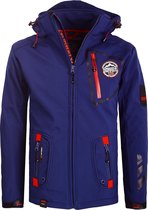 Geographical Norway Softshell Jas Stretch Blauw Platinum - S