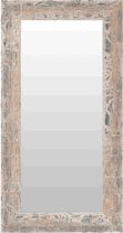 Vintage Spiegel Wit Zwart 55x145 cm – Annika – Groot Spiegel – Lange Spiegel – Spiegel Hal – Perfecthomeshop