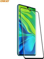 Voor Xiaomi Note 10 / CC9 Pro ENKAY Hat-Prince 0.26mm 9H 3D Volledige lijm Explosiebestendig Volledig scherm Gebogen warmte buigen Gehard glasfilm