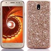 Voor Xiaomi Redmi 8A / 8A Pro Glitterpoeder schokbestendige TPU beschermhoes (rose goud)