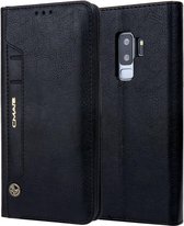 Voor Galaxy S9 + CMai2 Kaka-serie Litchi Texture horizontale flip lederen tas met houder en kaartsleuven (zwart)