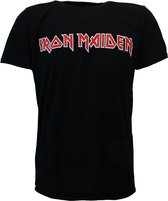 Iron Maiden Band Logo T-Shirt Zwart - Officiële Merchandise