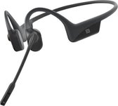 Aftershokz OpenComm Headset oorhaak, Neckband USB Type-C Bluetooth Grijs