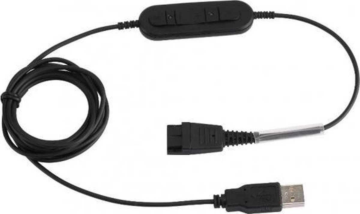 ALLNET 100-002-USB tussenstuk voor kabels QD Zwart