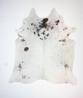 KOELAP Koeienhuid Vloerkleed - Bruin Gevlekt Salt & Pepper - 205 x 235 cm - 1003659
