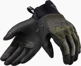 REV'IT! Kinetic Black Brown Motorcycle Gloves XL - Maat XL - Handschoen