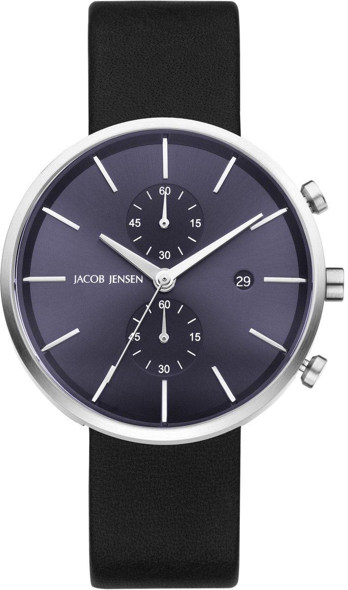 Jacob Jensen Linear 621 Chronograaf Horloge 42 mm