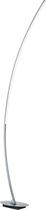 LED Vloerlamp - Trinon Sola - 11W - Warm Wit 3000K - Dimbaar - Rechthoek - Mat Grijs - Aluminium