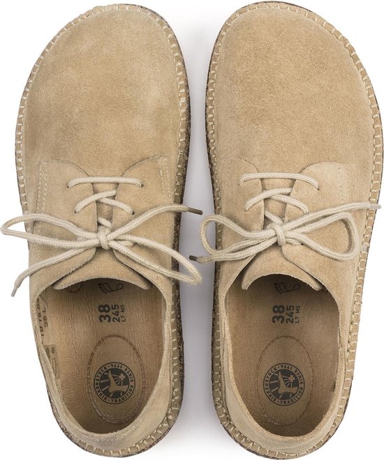 Birkenstock Gary Suede Ginger Narrow Unisex Veterschoenen - Brown