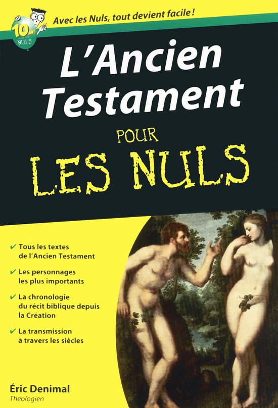 Poche pour les nuls - L'ancien testament poche pour les nuls