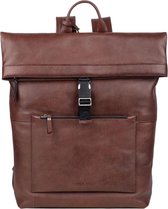 BURKELY SUBURB SETH BACKPACK ROLLTOP 15,6"-Brown